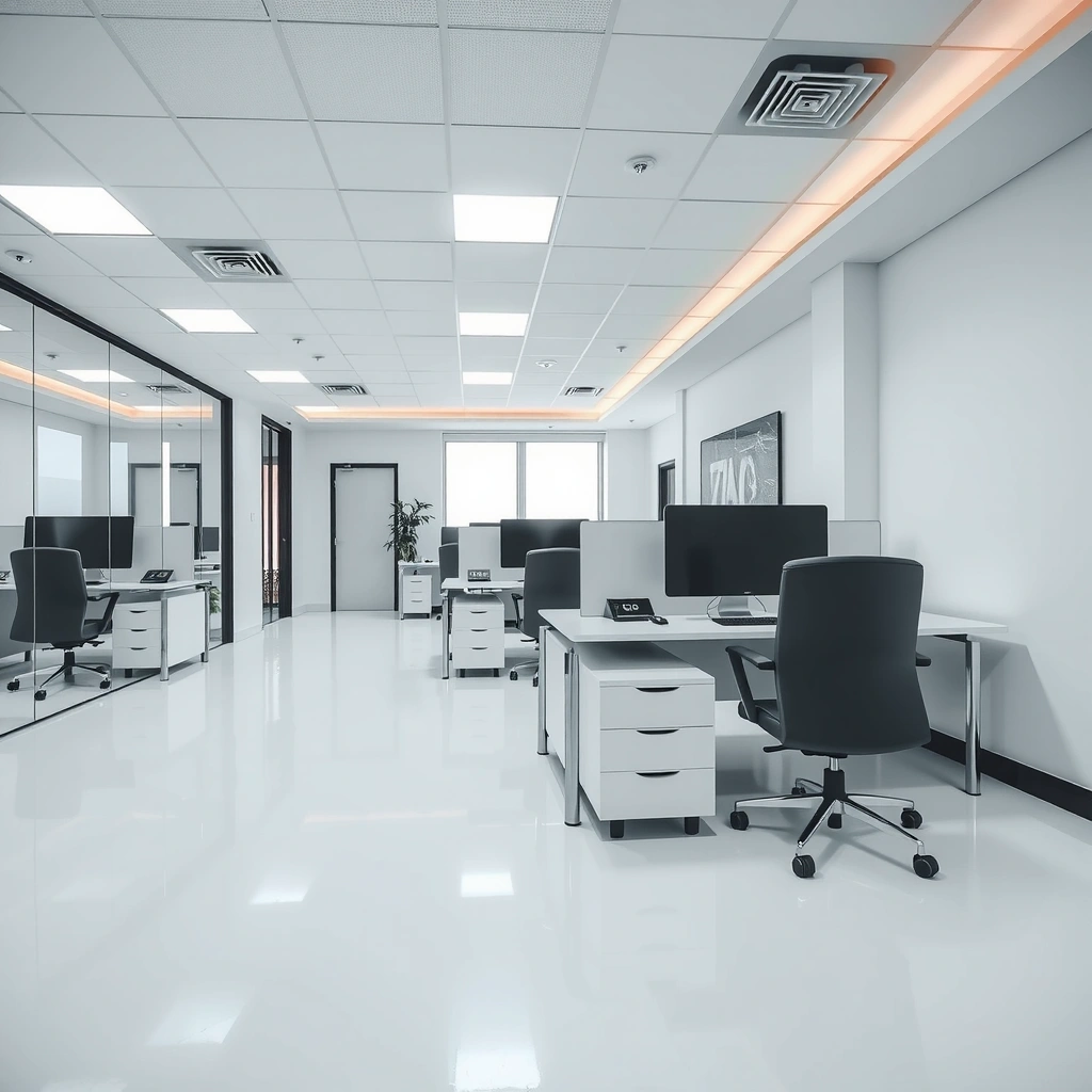 Clean, modern professional office space