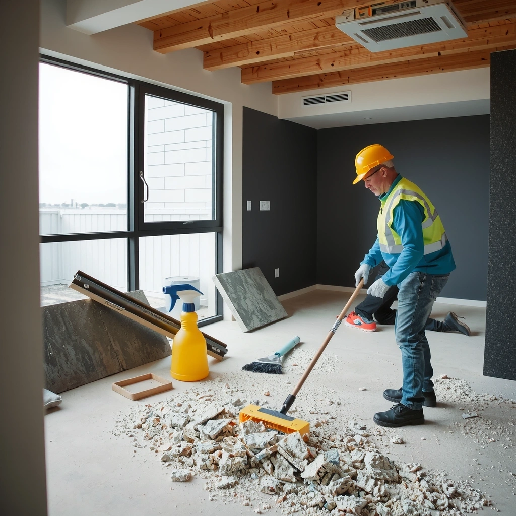 Post-construction cleanup service